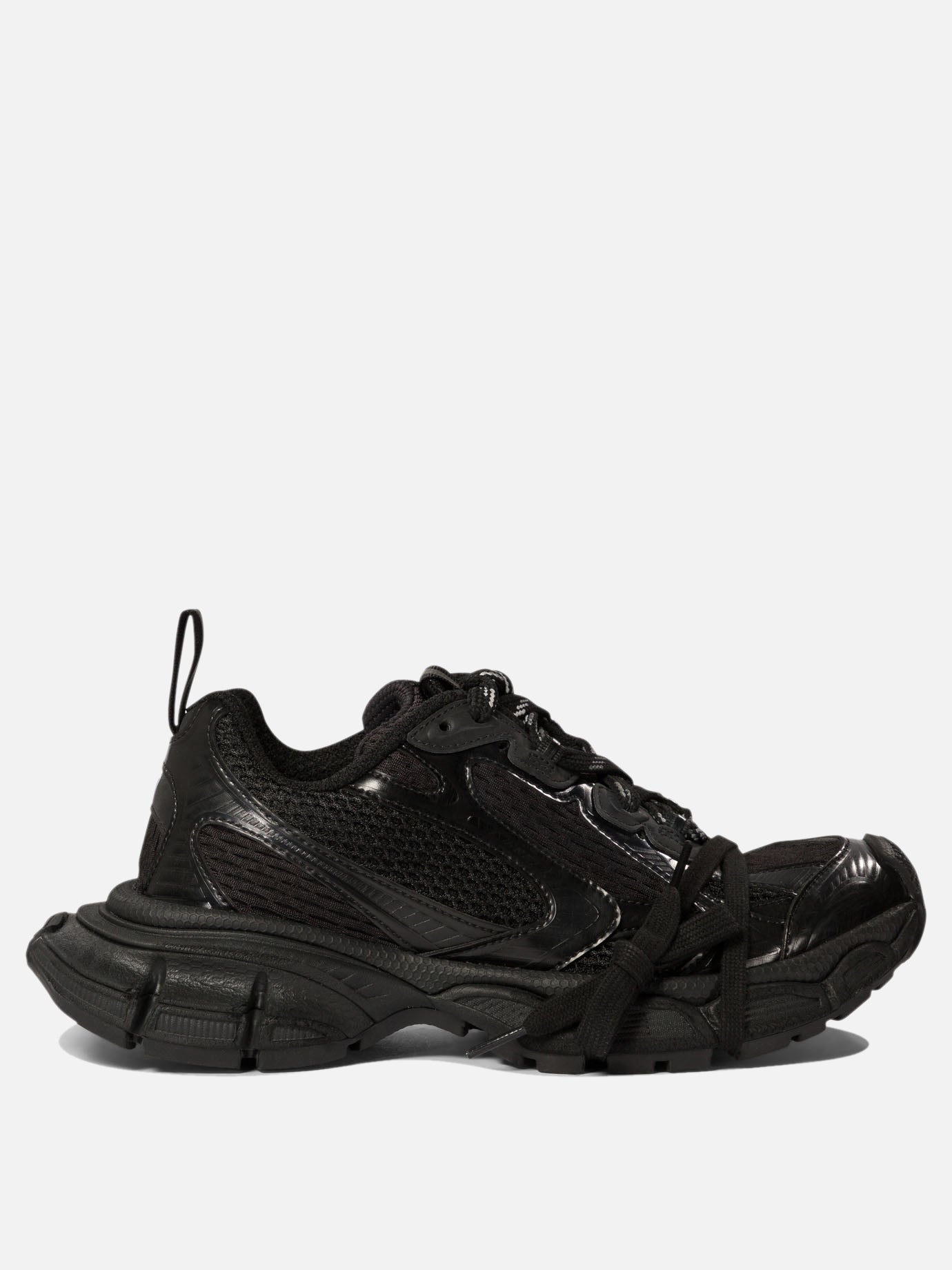 Low top sneakers 100% polyester - 100% rubber  Black - Balenciaga Women | PDP | VIETTI Online Store | thumbnail