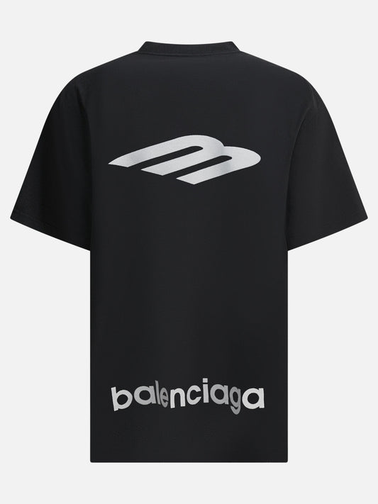 T-shirt girocollo Logo  Nero - Balenciaga Uomo | PDP | VIETTI Online Store | 2
