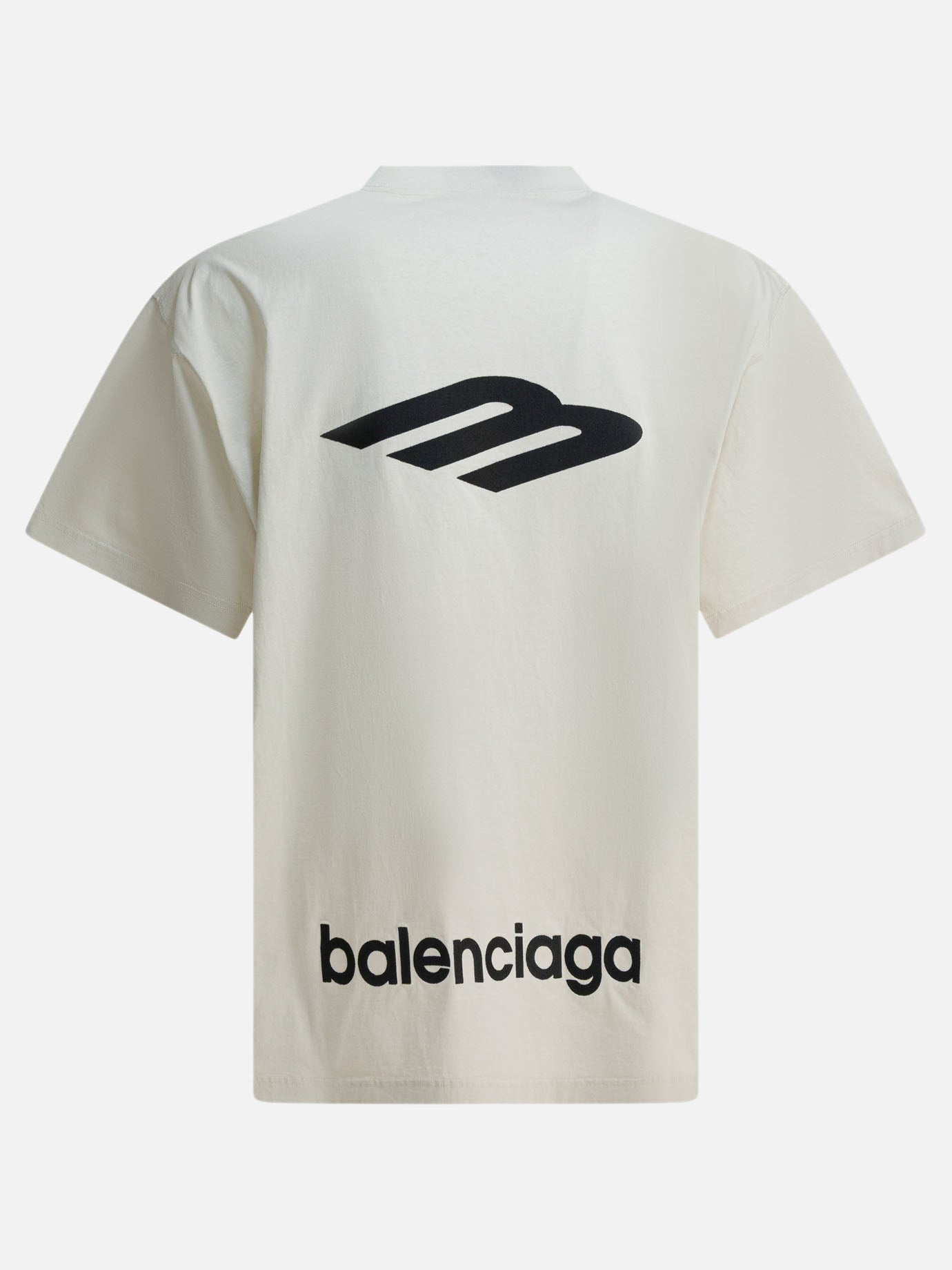 T-shirt girocollo Logo  Bianco - Balenciaga Uomo | PDP | VIETTI Online Store | thumbnail_2