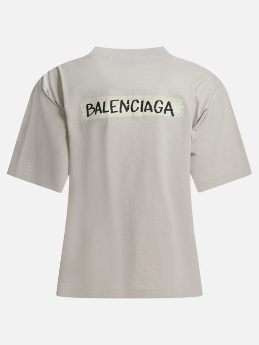 Crewneck t-shirts Logo  White - Balenciaga Women | PLP | VIETTI Online Store | 2
