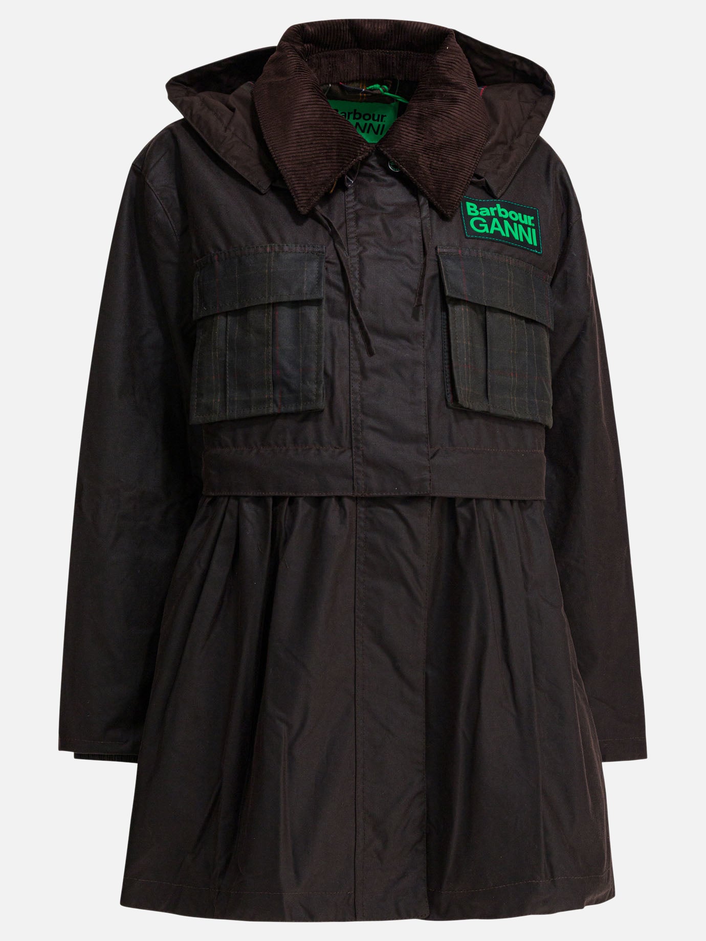 Impermeabili & Trench Logo  Verde - Barbour Donna | PDP | VIETTI Online Store | Zoom-Modal
