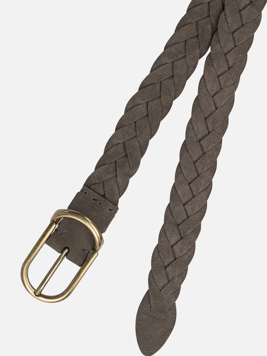Cinture in pelle 100% suede  Marrone - Brunello Cucinelli Uomo | VIETTI Online Store | 2
