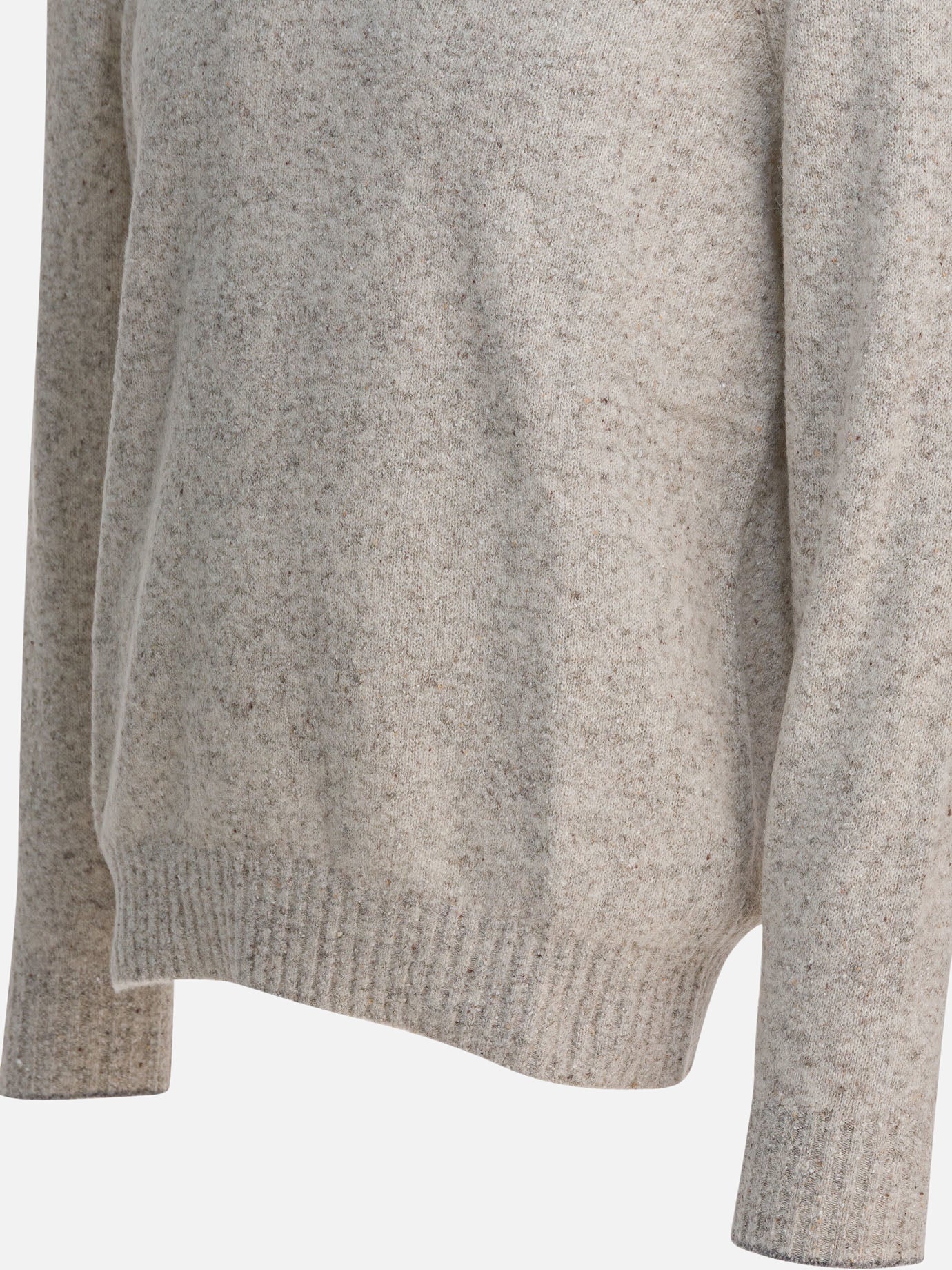 Maglioni girocollo Solid colour  Grigio - Brunello Cucinelli Uomo | PDP | VIETTI Online Store | Zoom-Modal_4
