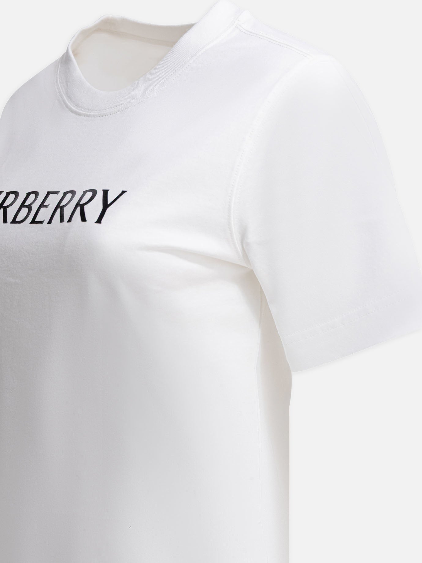 Crewneck t-shirts Logo  White - Burberry Women | PDP | VIETTI Online Store | Zoom-Modal_4
