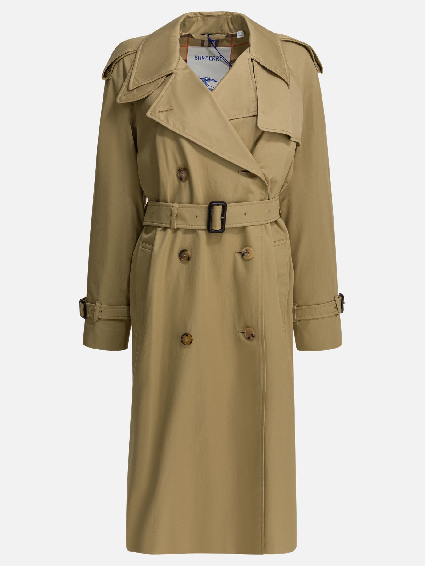 Raincoats & Trench coats Solid colour  Beige - Burberry Women | PDP | VIETTI Online Store | Zoom-Modal

