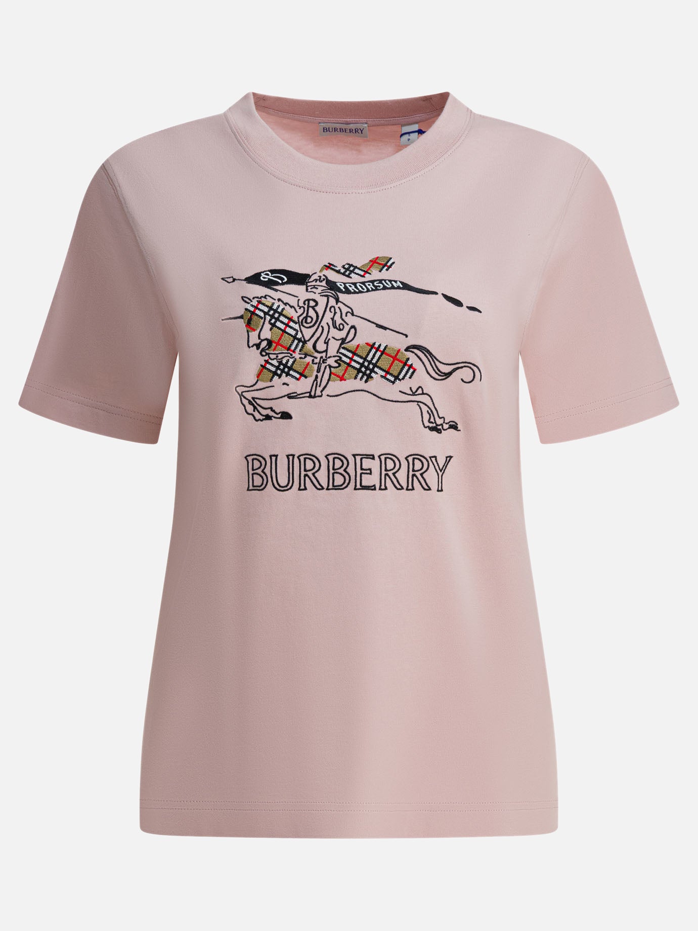 Crewneck t-shirts Logo  Pink - Burberry Women | PDP | VIETTI Online Store | thumbnail