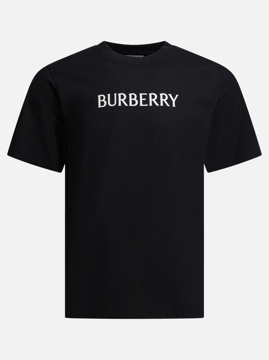 Crewneck t-shirts Logo  Black - Burberry Men | PDP | VIETTI Online Store 
