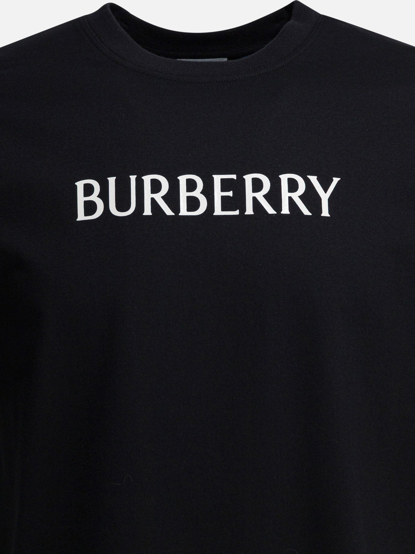 T-shirt girocollo Logo  Nero - Burberry Uomo | PDP | VIETTI Online Store | Zoom-Modal_3
