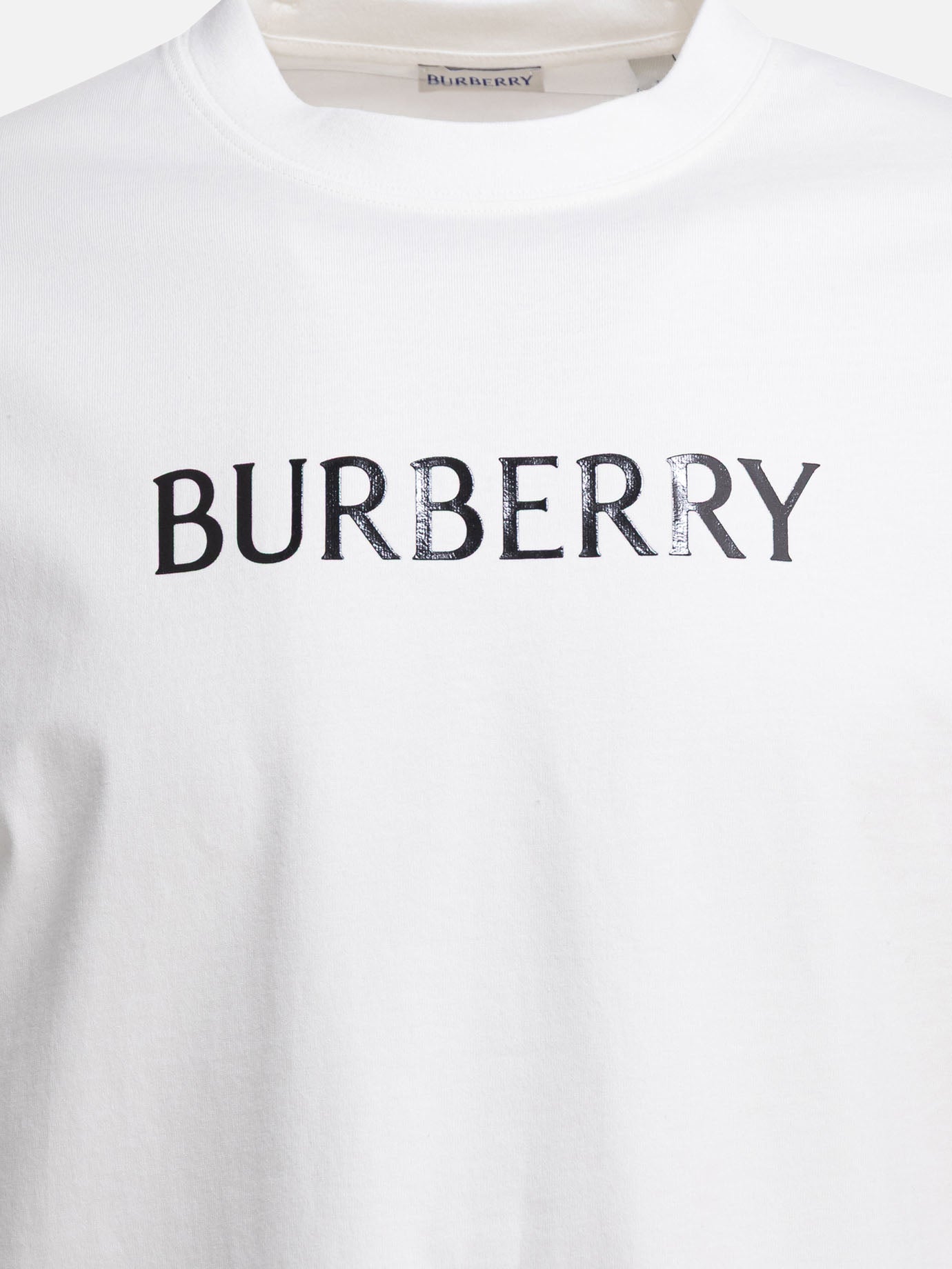 T-shirt girocollo Logo  Bianco - Burberry Uomo | PDP | VIETTI Online Store | thumbnail_3