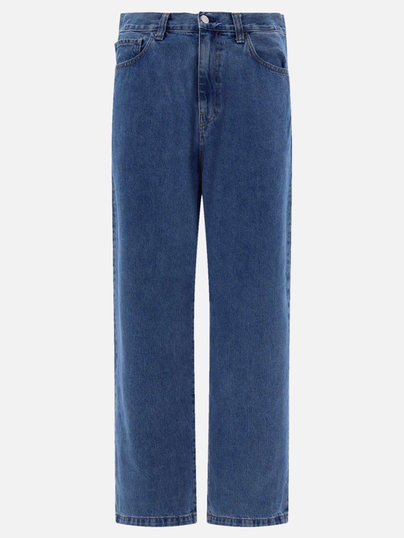 Jeans a gamba larga Solid colour  Blu - Carhartt WIP Uomo | PDP | VIETTI Online Store | Zoom-Modal
