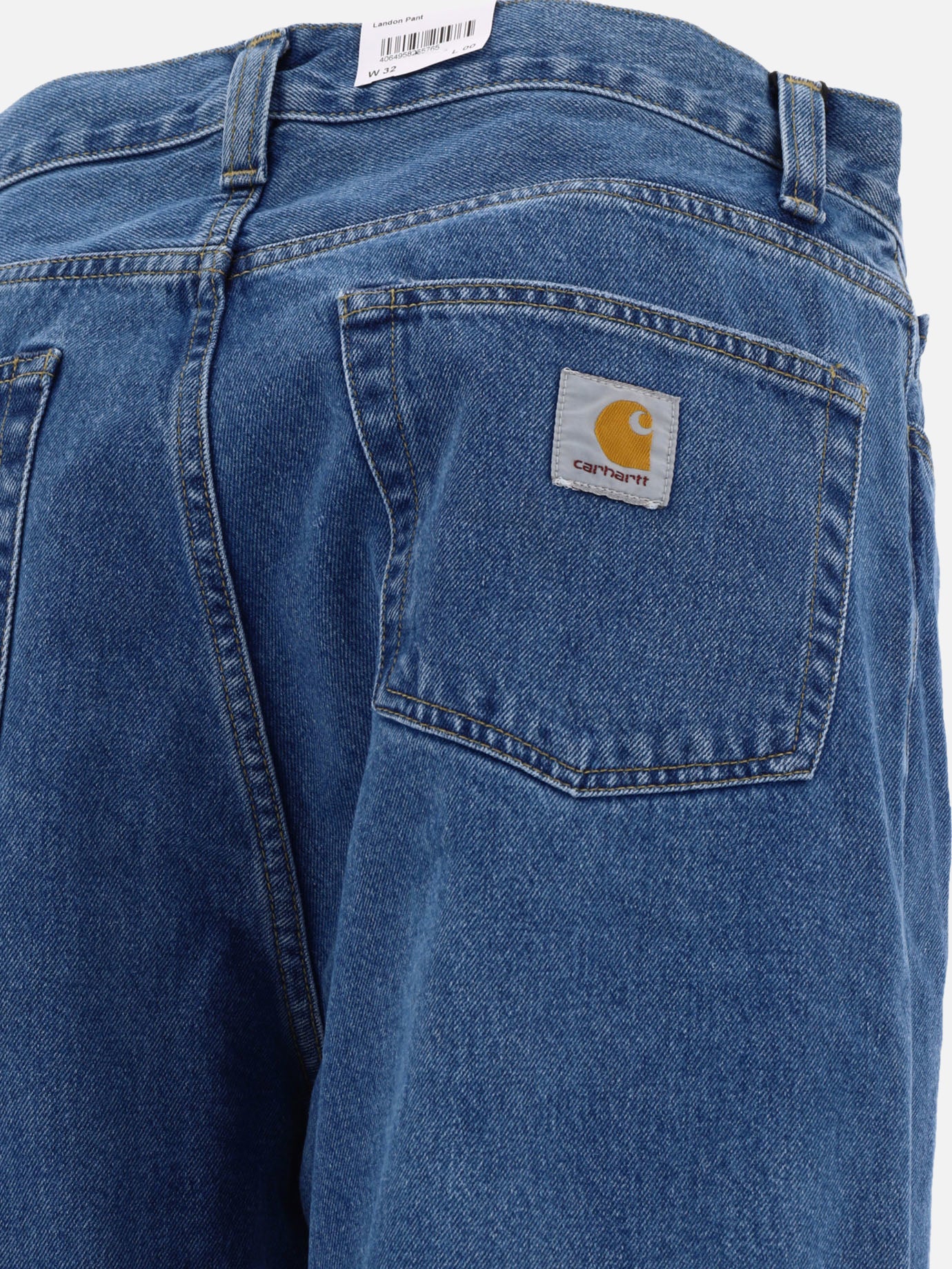 Jeans a gamba larga Solid colour  Blu - Carhartt WIP Uomo | PDP | VIETTI Online Store | thumbnail_4
