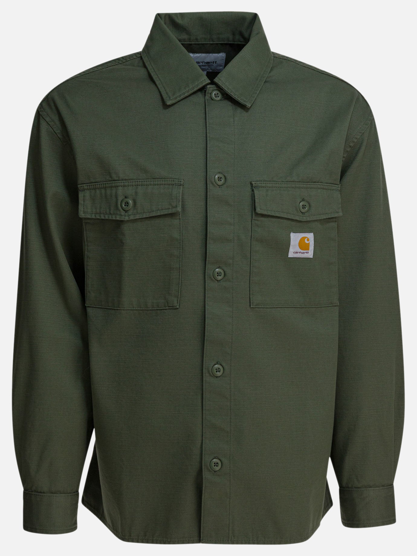 Overshirt jackets Logo  Green - Carhartt WIP Men | PDP | VIETTI Online Store | thumbnail