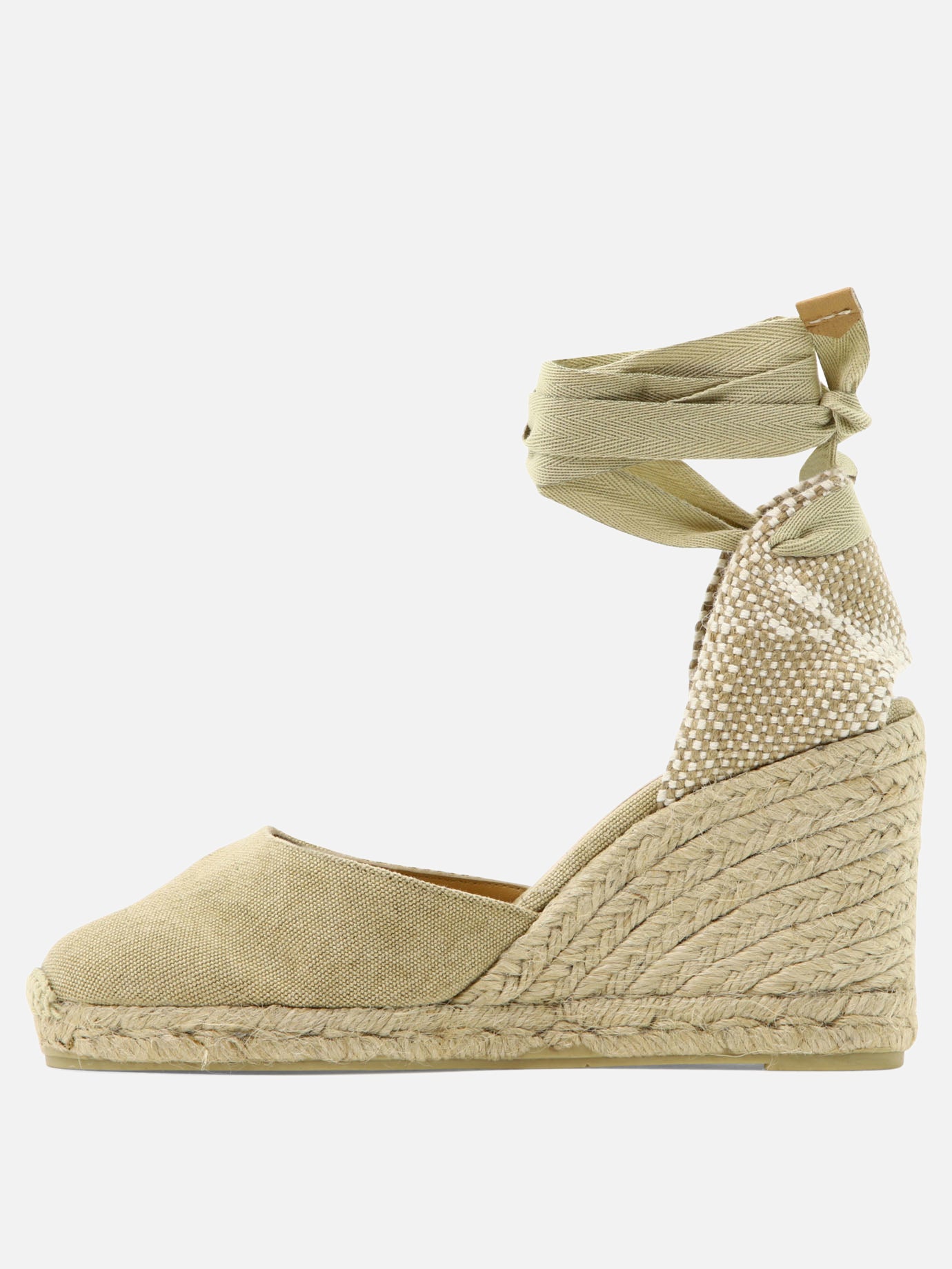 Heeled espadrilles 100% cotton - 100% rubber  Beige - Castañer Women | PDP | VIETTI Online Store | Zoom-Modal_3
