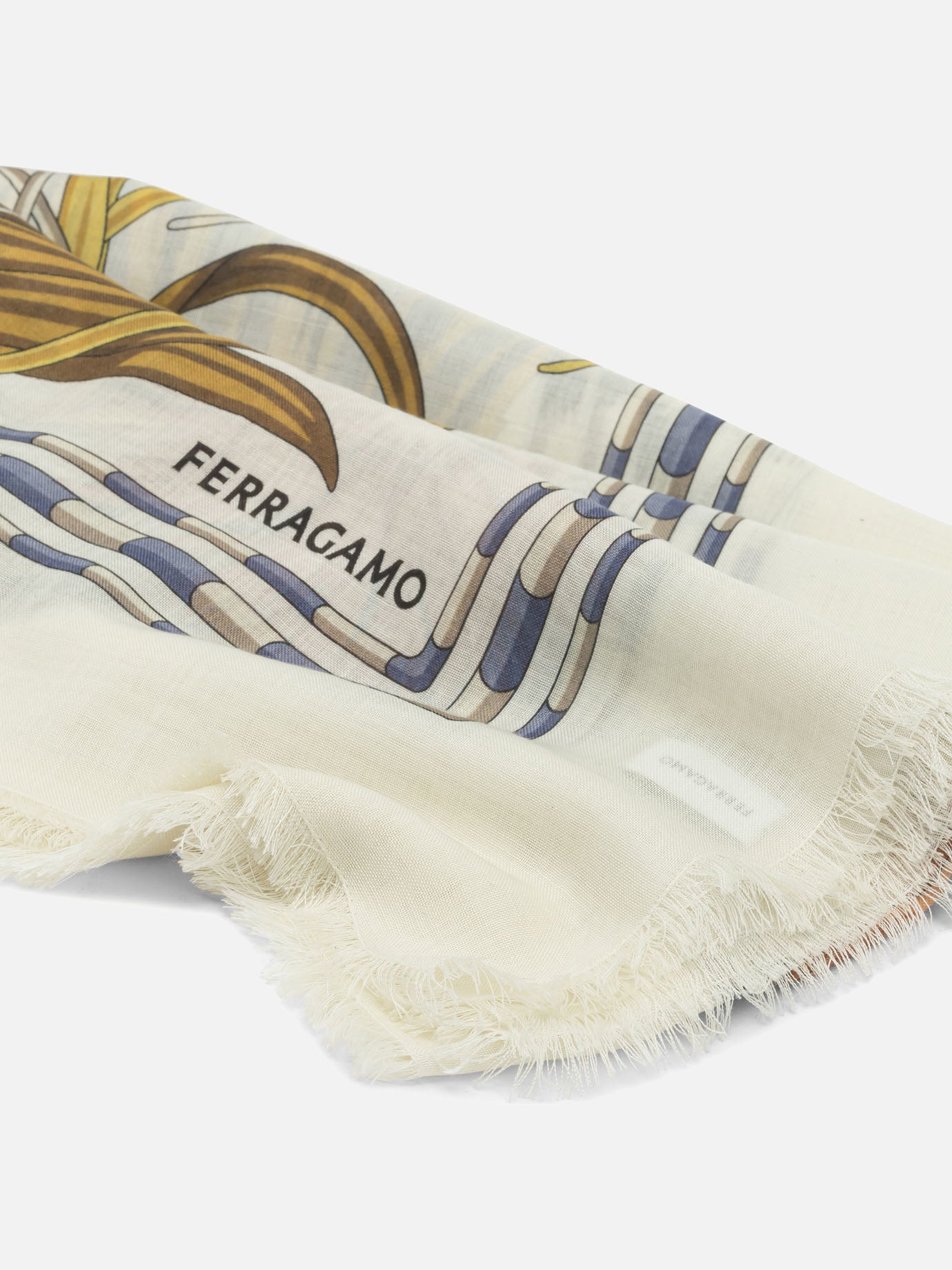 Classic scarves 0790816  White - Ferragamo Women | PDP | VIETTI Online Store | thumbnail_2