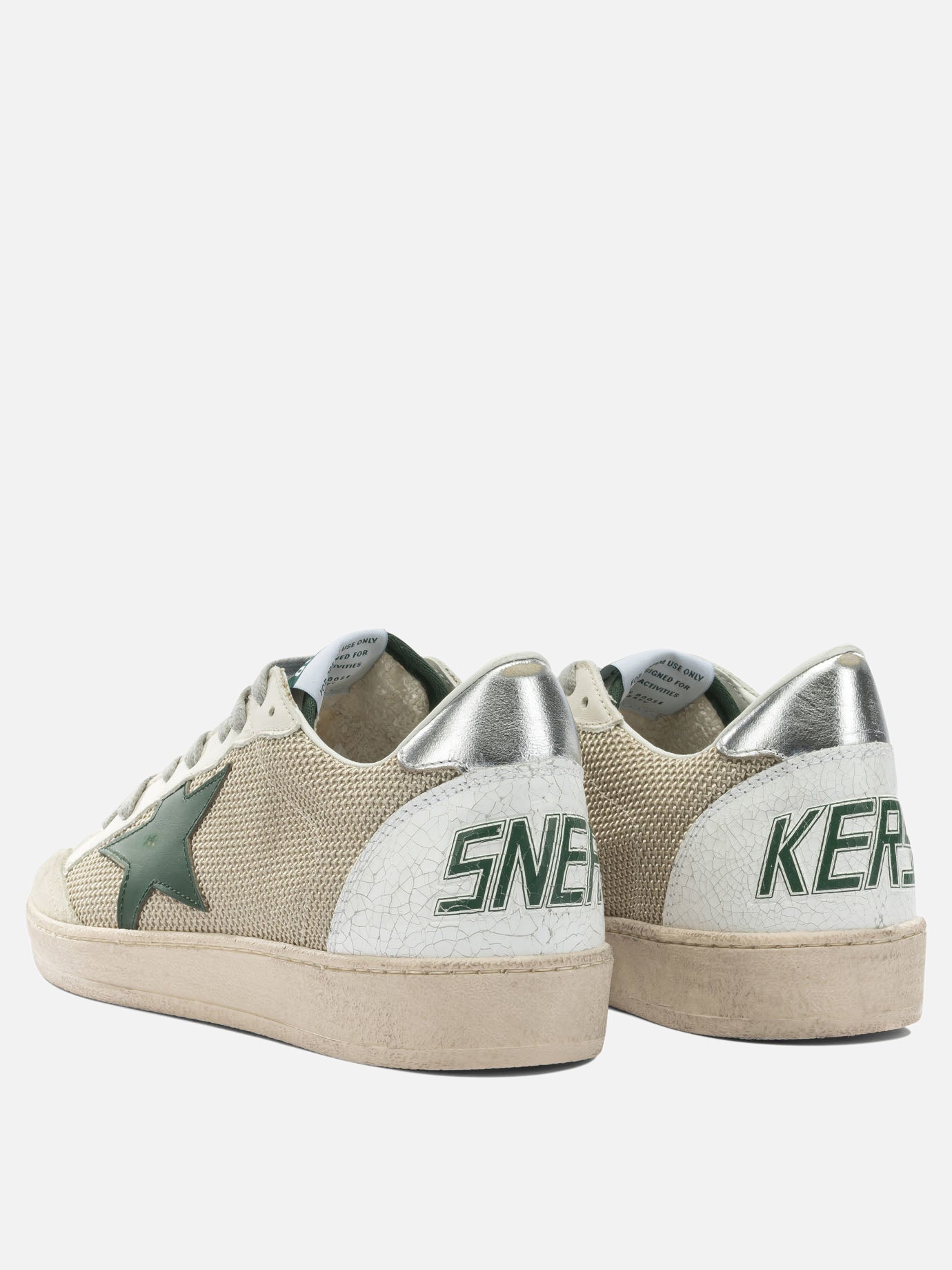 Low top sneakers 50% polyester 42% cow leather 8% polyamide - 100% rubber  White - Golden Goose Men | PDP | VIETTI Online Store | Zoom-Modal_4
