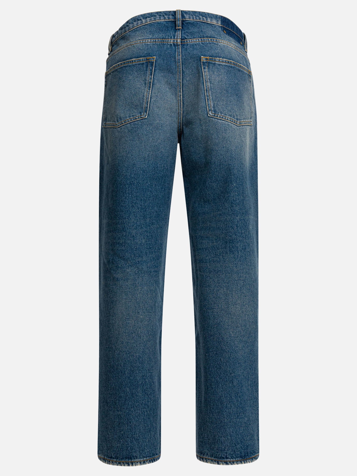 Wide-leg jeans Solid colour  Blue - Golden Goose Men | PDP | VIETTI Online Store | thumbnail_2