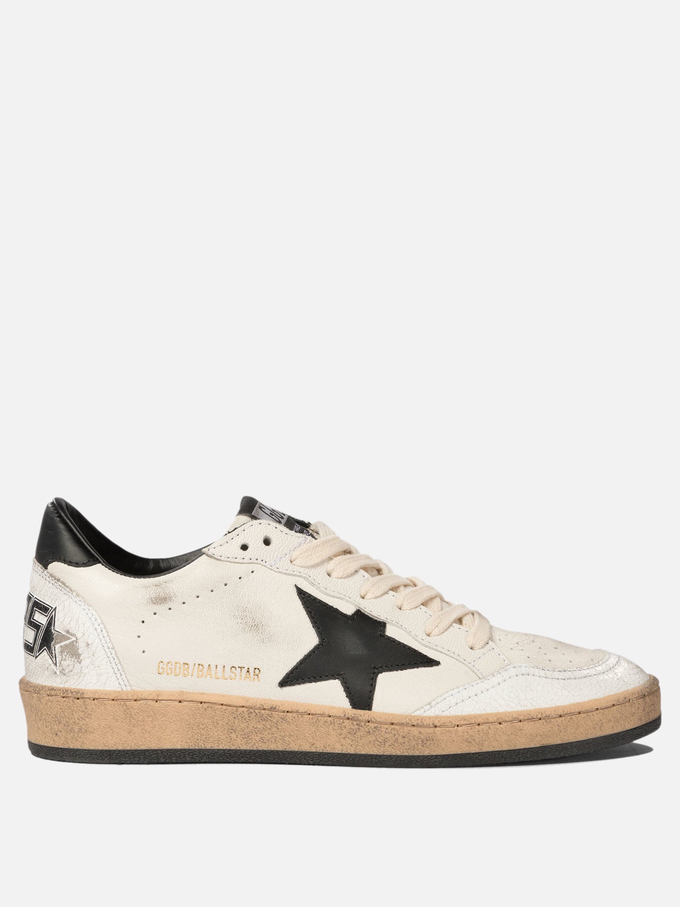 Sneaker basse 74% goat leather 26% cow leather - 100% rubber  Bianco - Golden Goose Donna | PDP | VIETTI Online Store | Zoom-Modal
