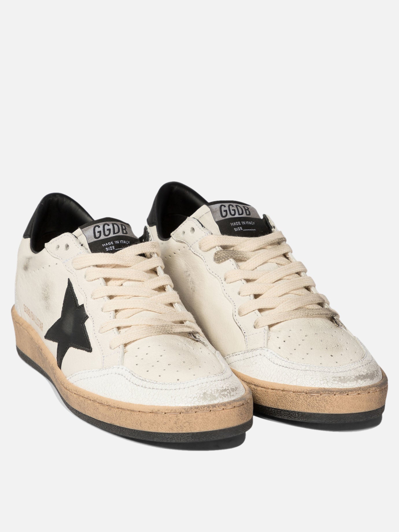 Sneaker basse 74% goat leather 26% cow leather - 100% rubber  Bianco - Golden Goose Donna | PDP | VIETTI Online Store | thumbnail_2