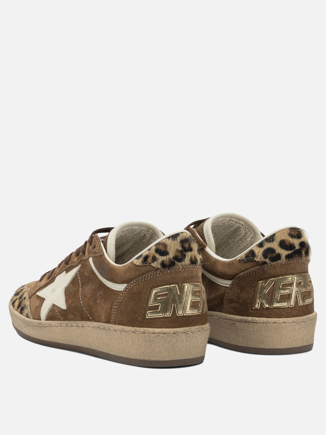 Low top sneakers 97% cow leather 2% polyethylene 1% cotton - 100% rubber  Brown - Golden Goose Women | PDP | VIETTI Online Store | thumbnail_4