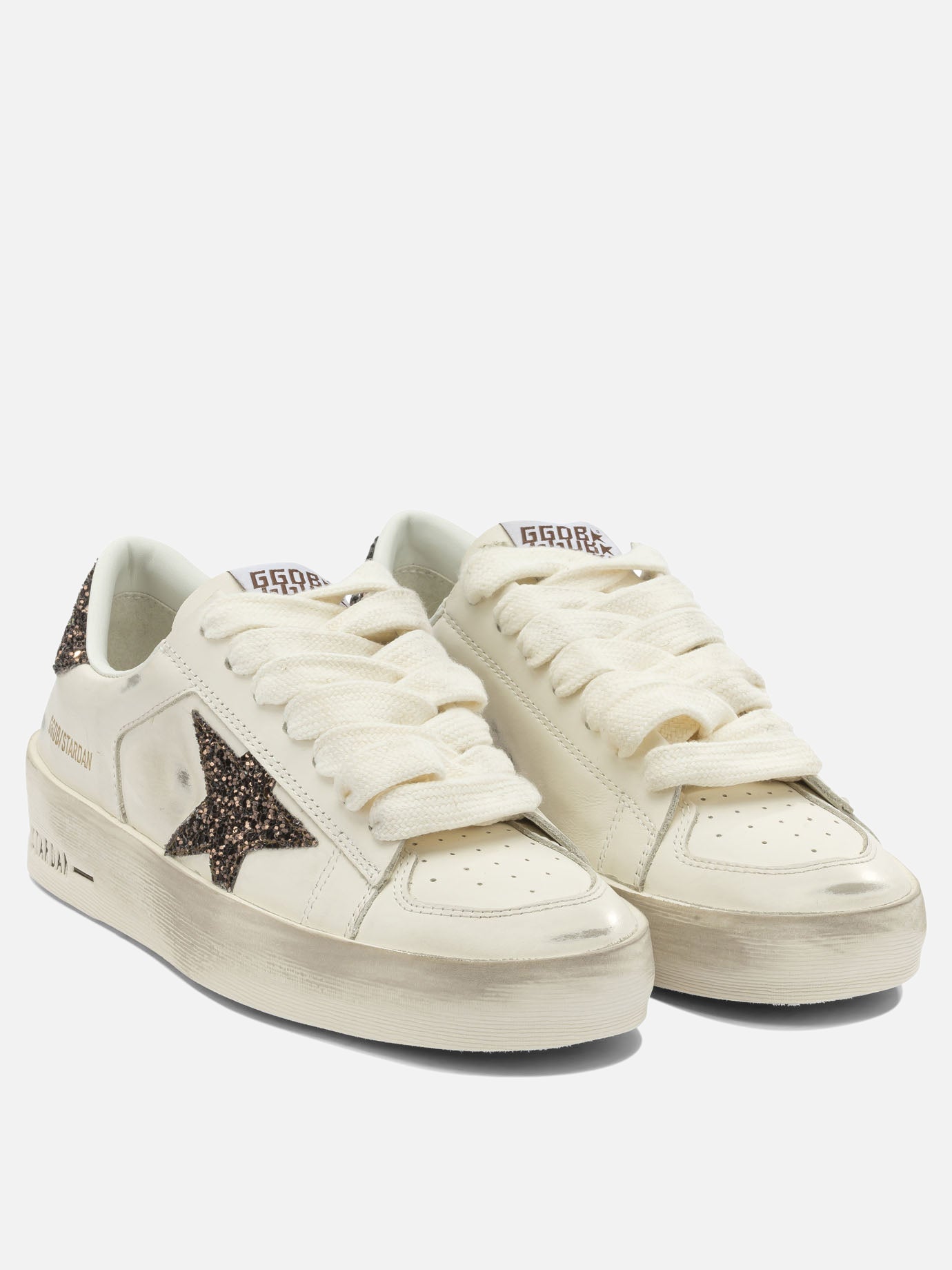Low top sneakers 88% goat leather 12% cow leather - 100% rubber  White - Golden Goose Women | PDP | VIETTI Online Store | thumbnail_2