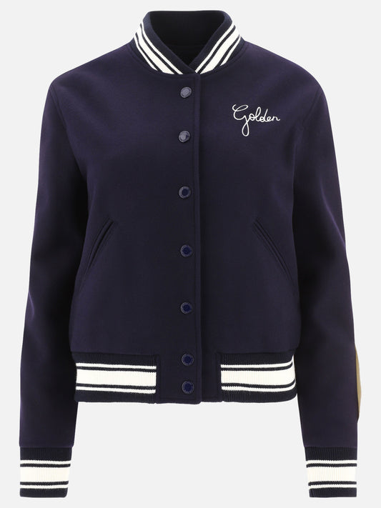 Bomber Logo  Blu - Golden Goose Donna | PDP | VIETTI Online Store 
