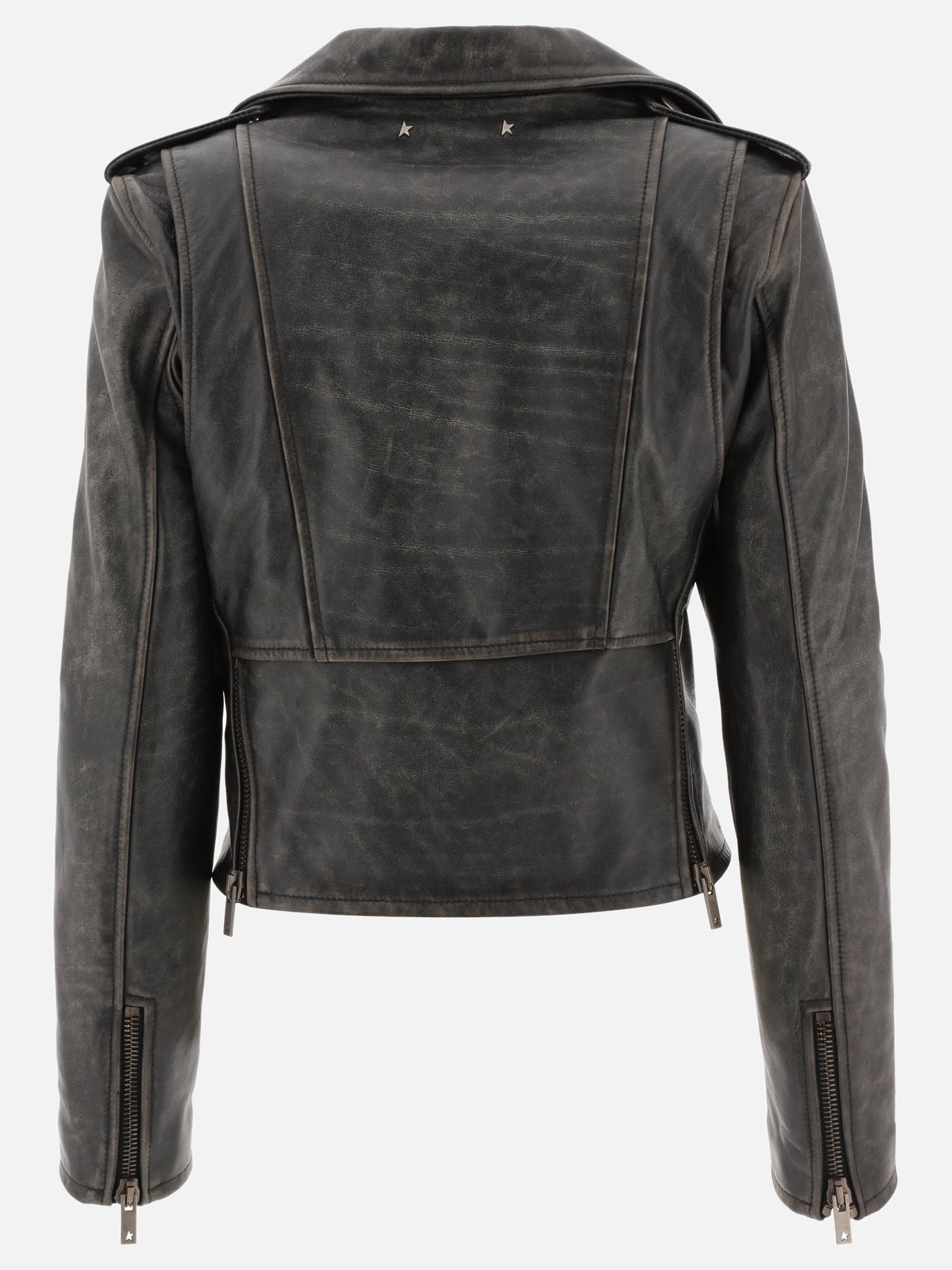 Leather jackets Solid colour  Black - Golden Goose Women | PDP | VIETTI Online Store | Zoom-Modal_2
