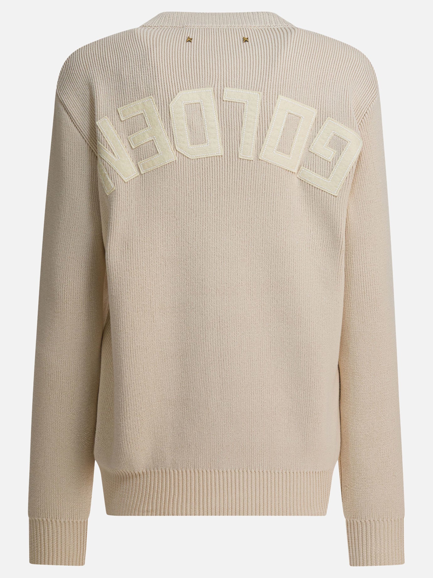 Crewneck sweaters Solid colour  Beige - Golden Goose Women | PDP | VIETTI Online Store | thumbnail_2