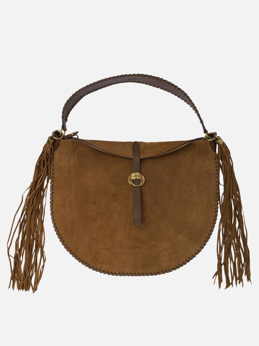 Medium bags 100% calf velvet leather  Brown - Isabel Marant Women | PLP | VIETTI Online Store 
