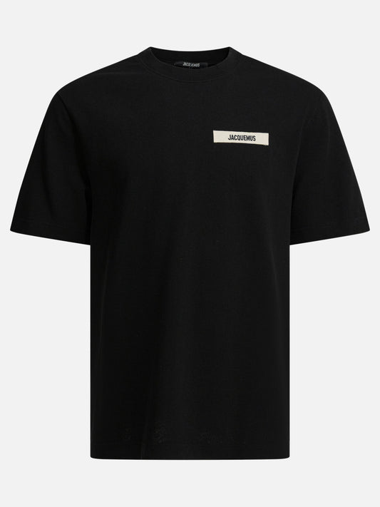 Crewneck t-shirts Logo  Black - Jacquemus Men | PLP | VIETTI Online Store 
