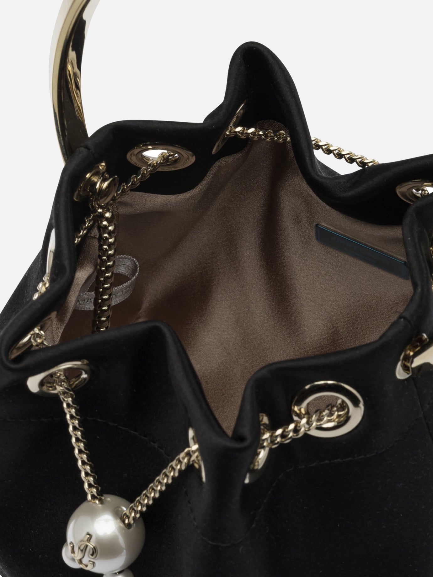 Borse mini 77% fabric 20% brass 3% acrylonitrile butadiene styrene  Nero - Jimmy Choo Donna | PDP | VIETTI Online Store | thumbnail_5