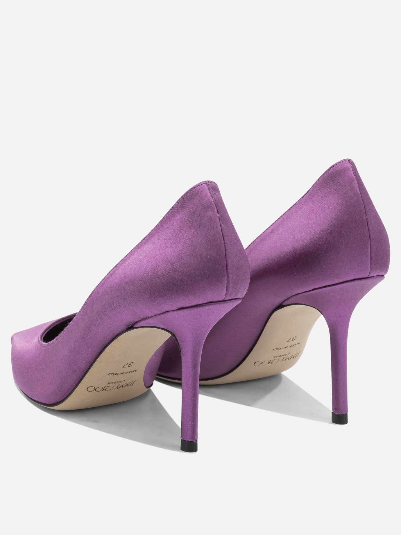 Pumps 77% textile 10% leather 5% salpa 5% plastic 3% metal - 100% calf  Purple - Jimmy Choo Women | PDP | VIETTI Online Store | thumbnail_4