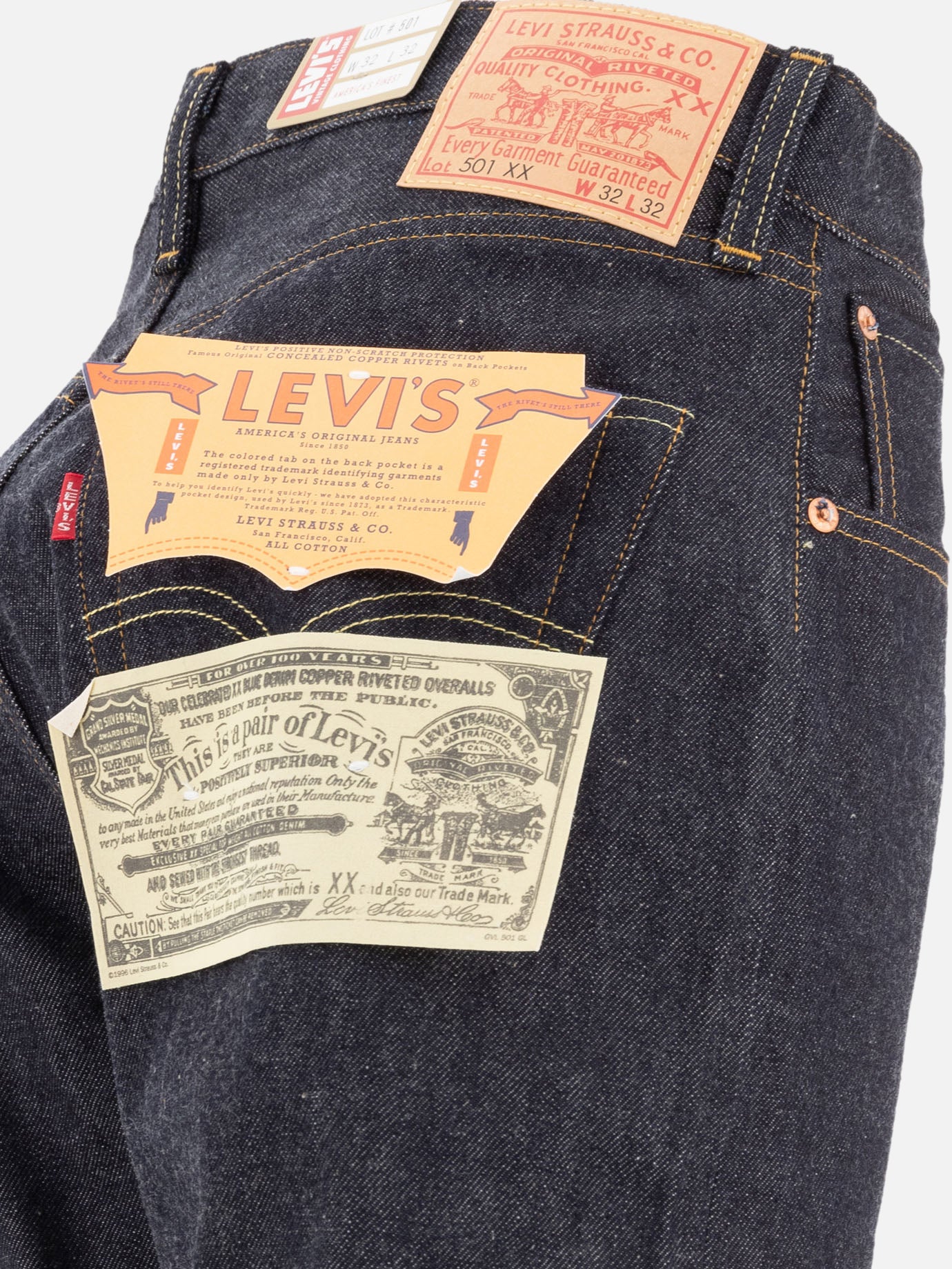 Straight-leg jeans Solid colour  Blue - Levi&#39;s Men | PDP | VIETTI Online Store | thumbnail_4