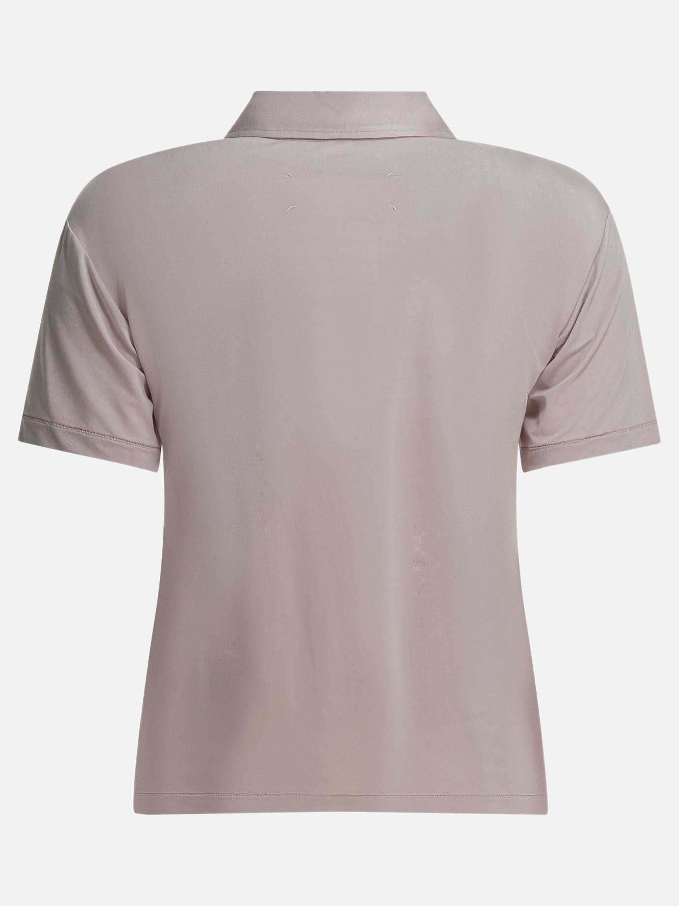 Polo shirts with buttons Solid colour  Pink - Maison Margiela Women | PDP | VIETTI Online Store | thumbnail_2
