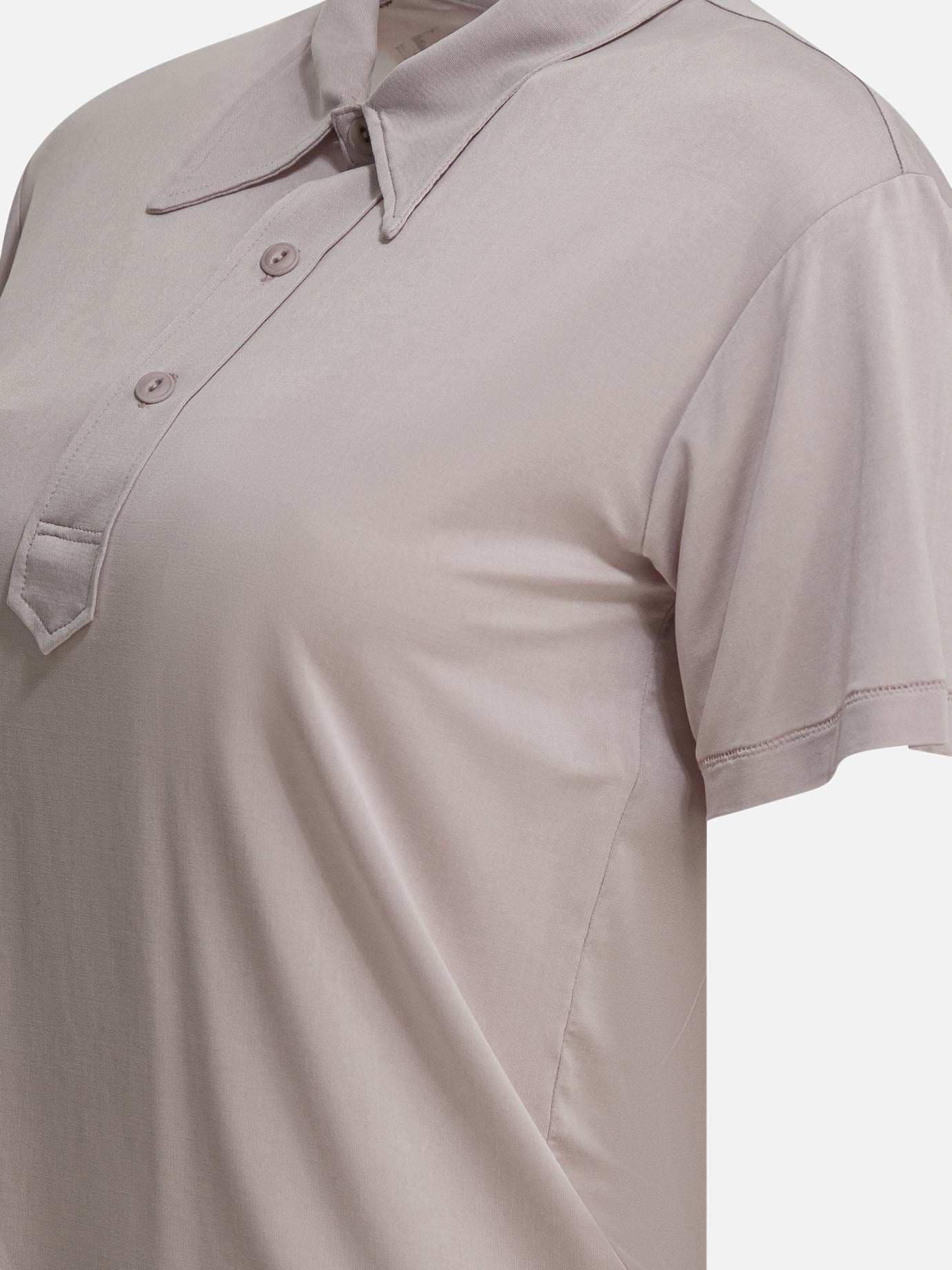 Polo shirts with buttons Solid colour  Pink - Maison Margiela Women | PDP | VIETTI Online Store | thumbnail_4