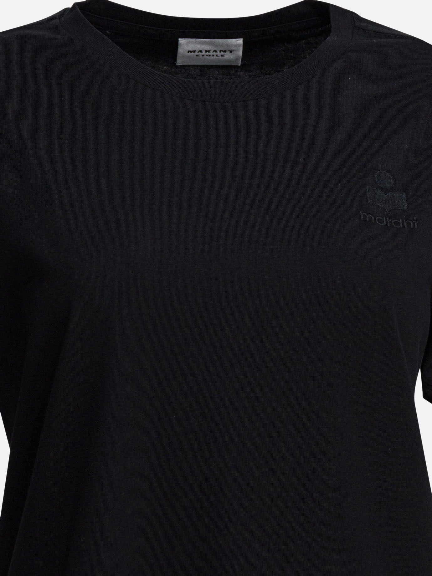 Crewneck t-shirts Solid colour  Black - Marant Étoile Women | PDP | VIETTI Online Store | Zoom-Modal_3

