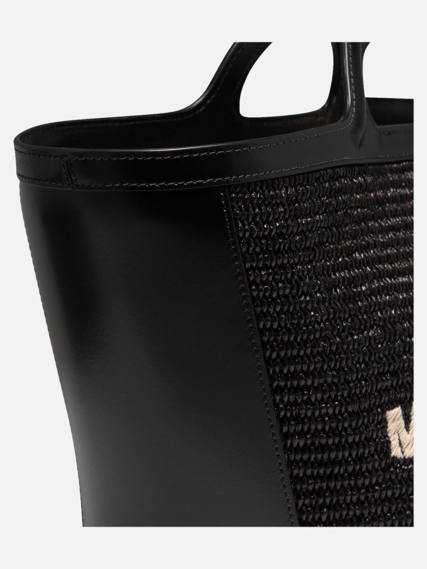 Large bags 100% cotton  Black - Marni Women | PDP | VIETTI Online Store | thumbnail_4