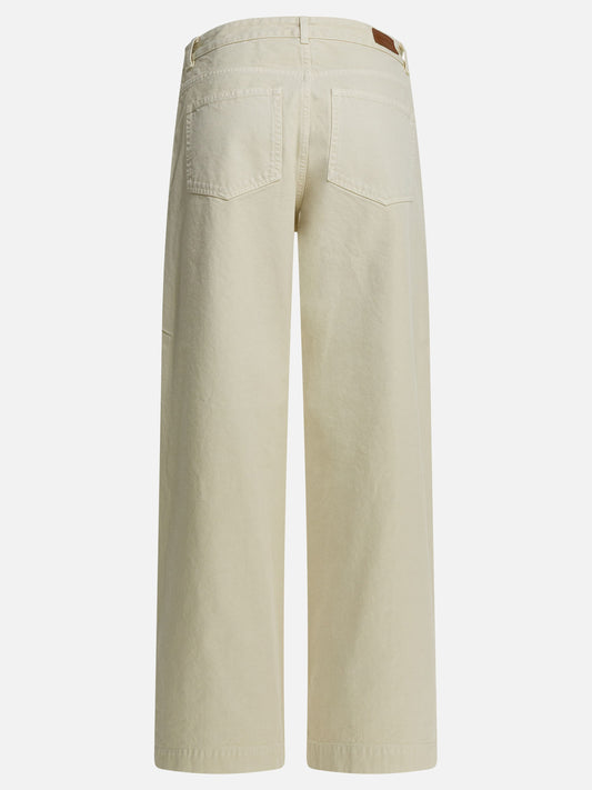 Leisure trousers Solid colour  Beige - Moncler Women | PDP | VIETTI Online Store | 2
