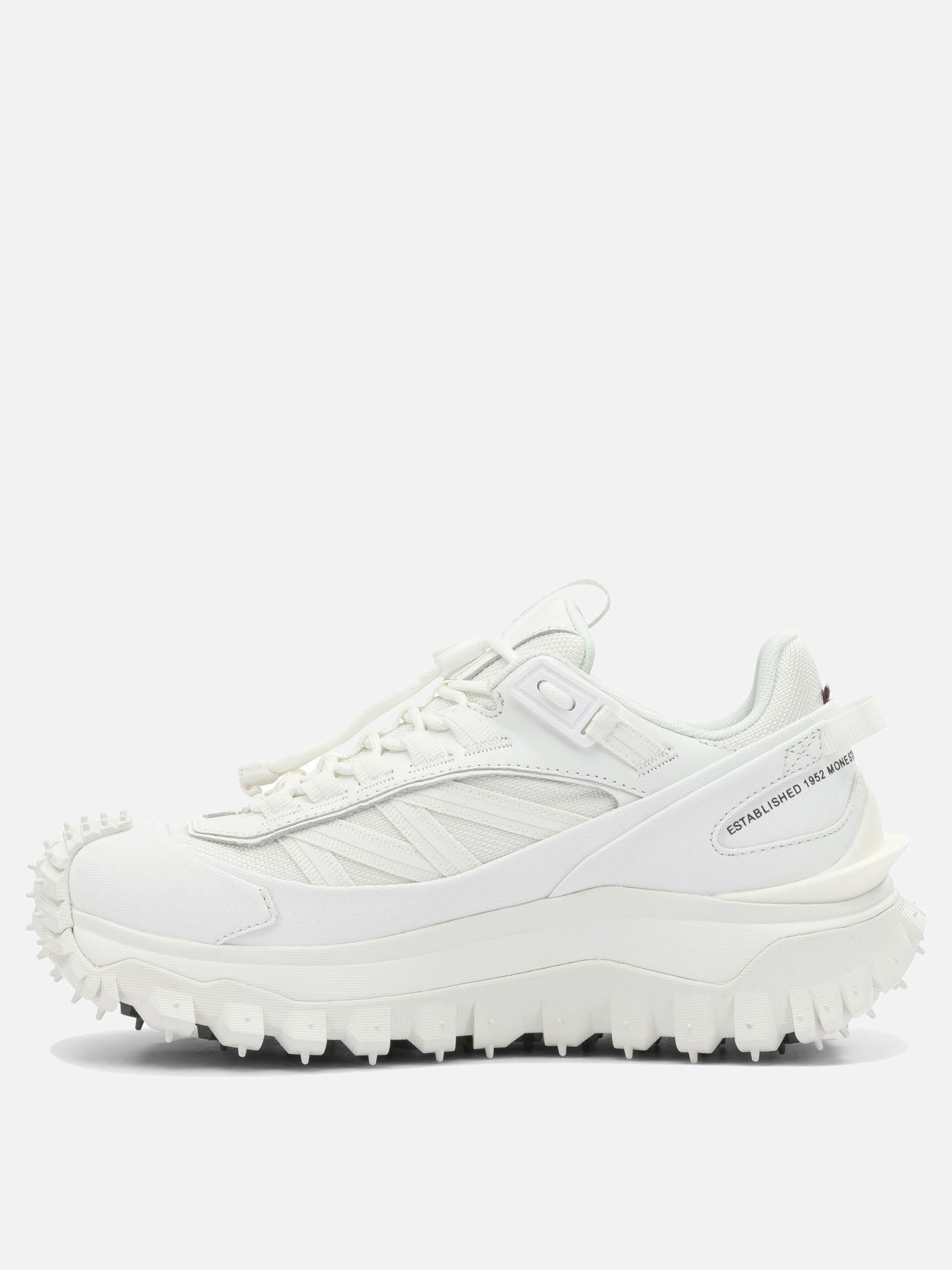 Low top sneakers 60% nylon 40% leather - 100% rubber  White - Moncler Women | PDP | VIETTI Online Store | thumbnail_3