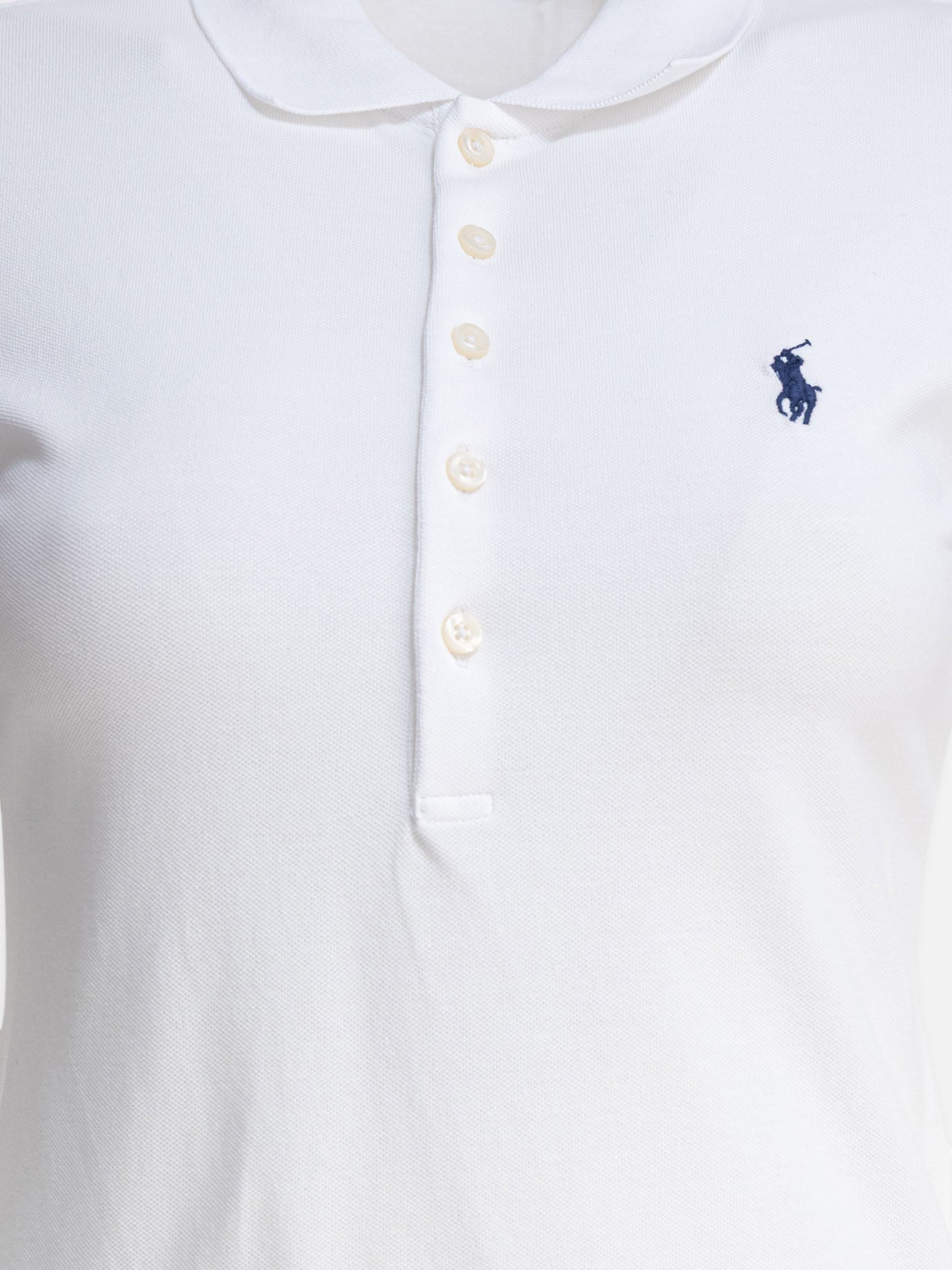 Polo con bottoni Logo  Bianco - Polo Ralph Lauren Donna | PDP | VIETTI Online Store | thumbnail_3