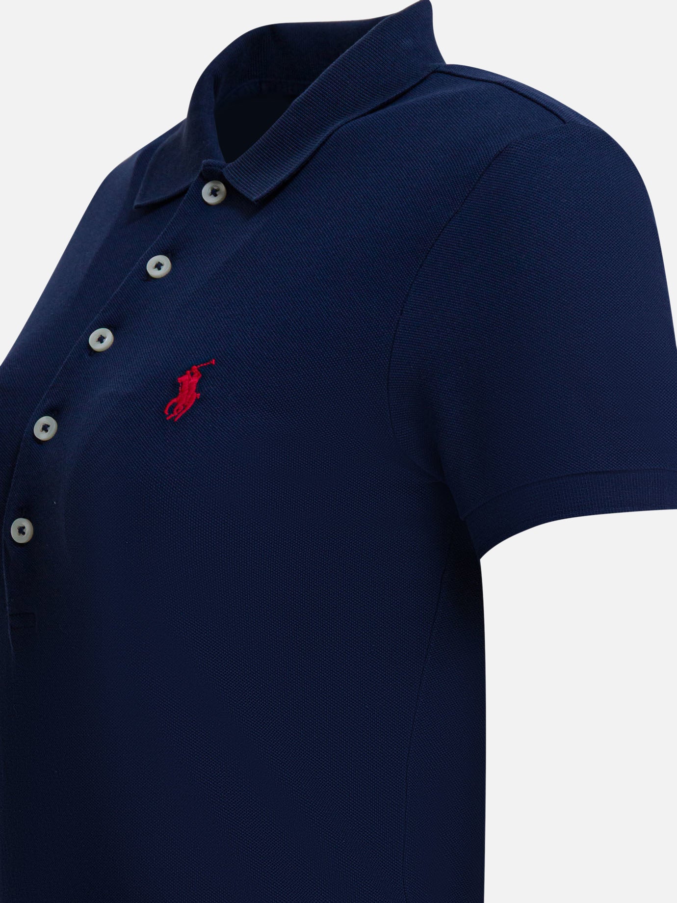 Polo con bottoni Logo  Blu - Polo Ralph Lauren Donna | PDP | VIETTI Online Store | thumbnail_4