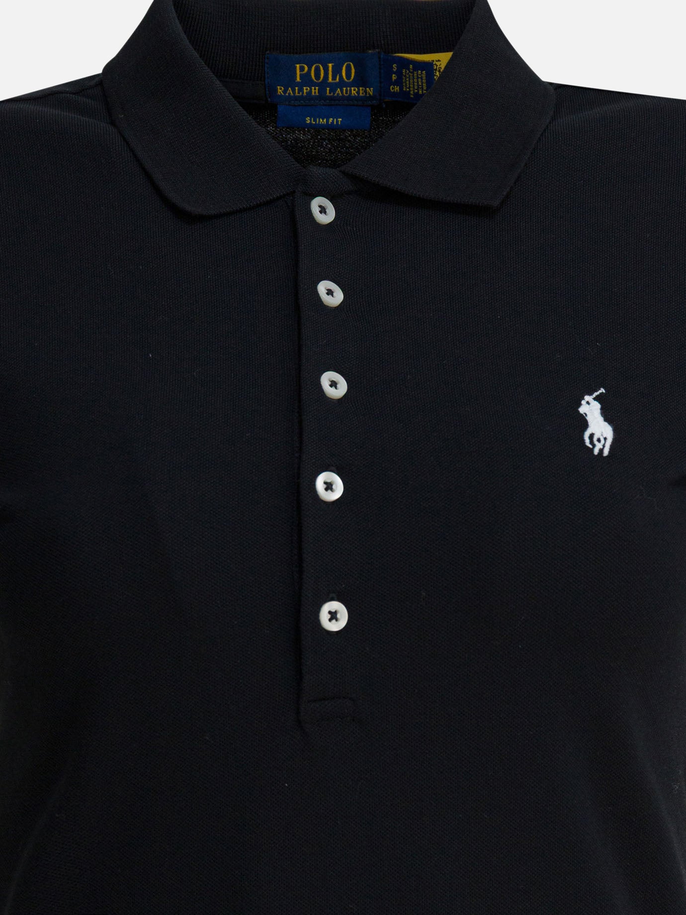 Polo con bottoni Logo  Nero - Polo Ralph Lauren Donna | PDP | VIETTI Online Store | thumbnail_3