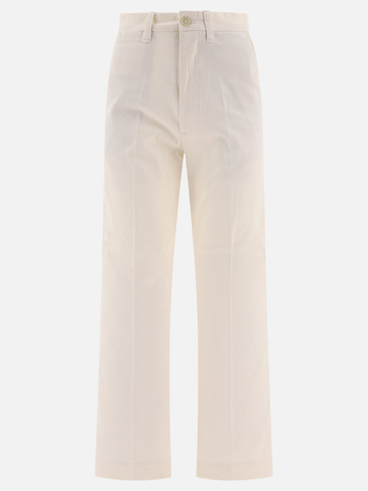 Leisure trousers Solid colour  White - Polo Ralph Lauren Women | VIETTI Online Store 

