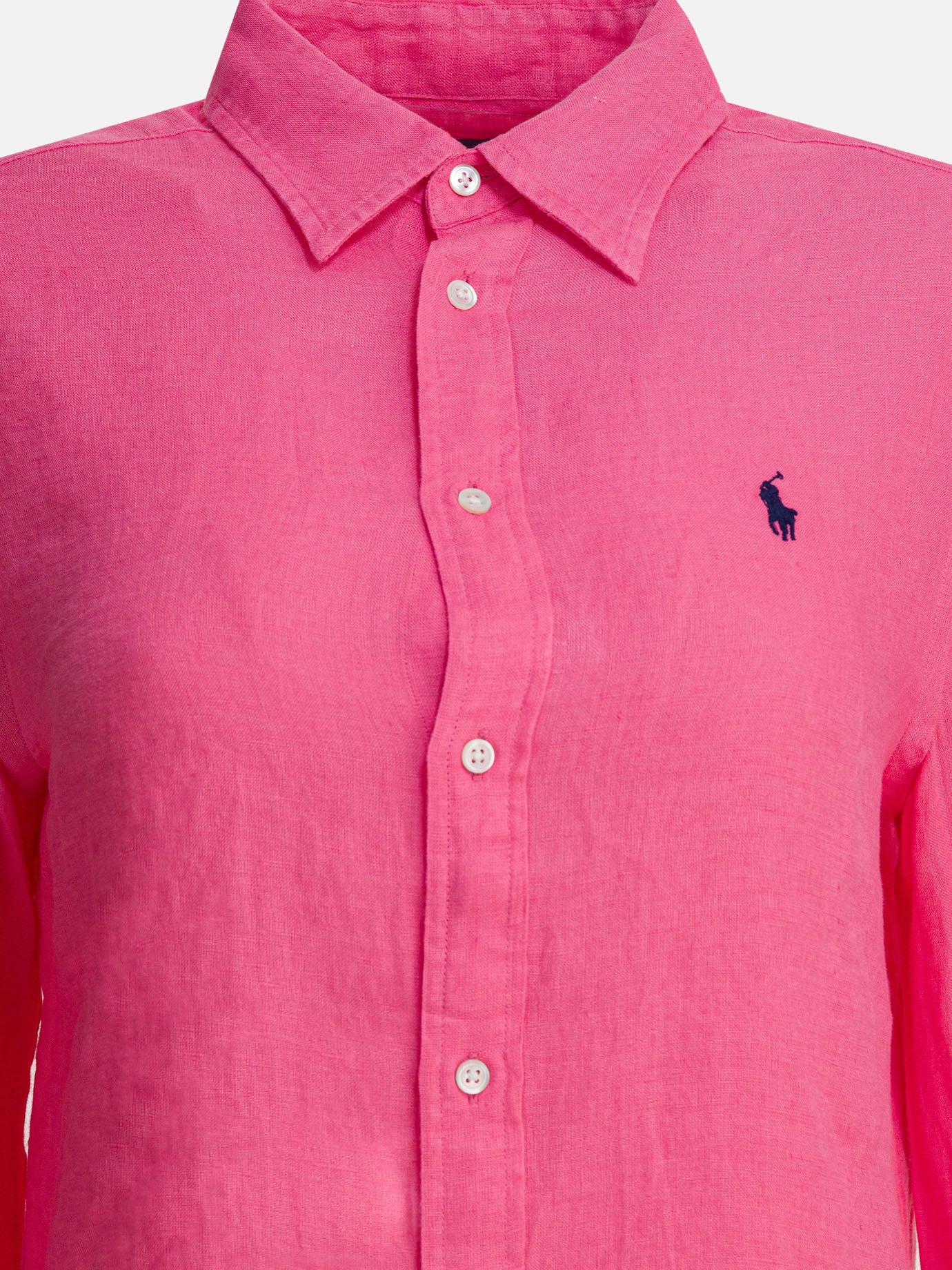 Camicie casual Logo  Fucsia - Polo Ralph Lauren Donna | PDP | VIETTI Online Store | Zoom-Modal_3
