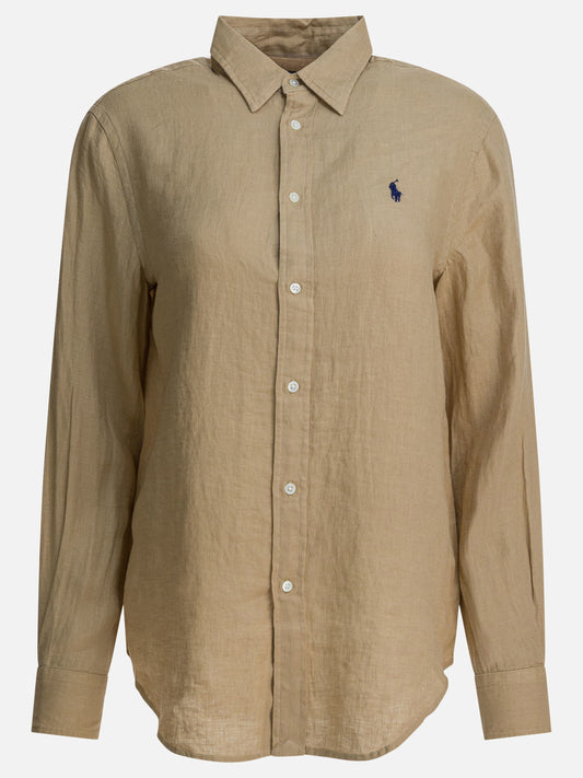 Camicie casual Logo  Beige - Polo Ralph Lauren Donna | PDP | VIETTI Online Store 

