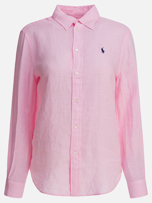 Camicie casual Logo  Rosa - Polo Ralph Lauren Donna | PDP | VIETTI Online Store 
