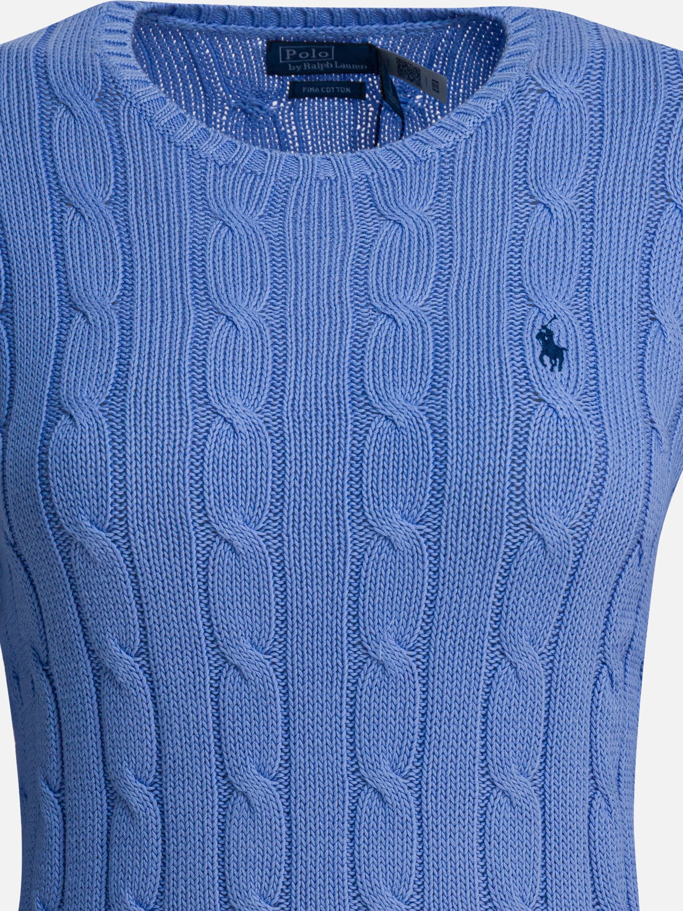 Crewneck sweaters Logo  Light blue - Polo Ralph Lauren Women | PDP | VIETTI Online Store | thumbnail_3