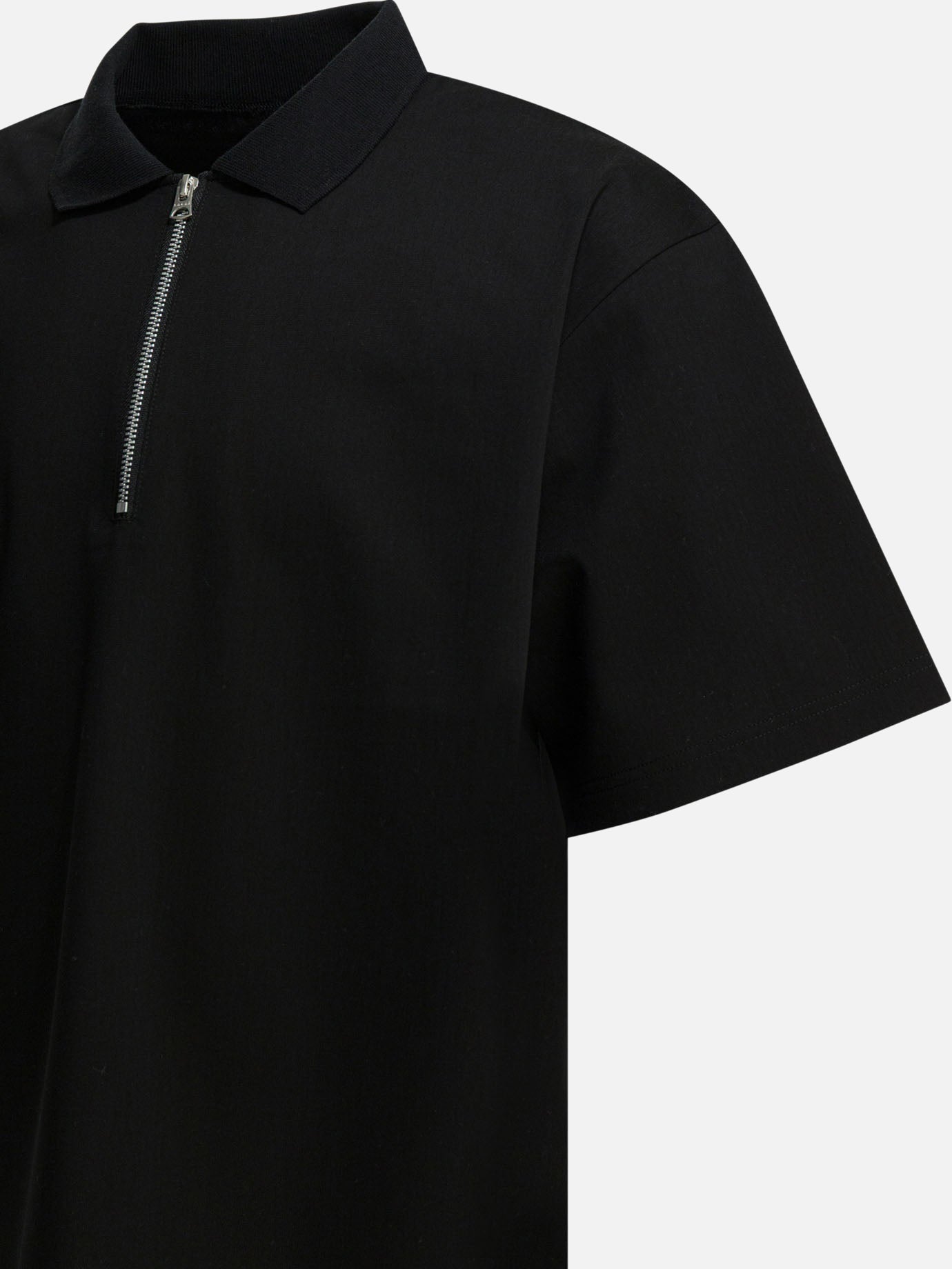 Polo shirts without buttons Solid colour  Black - Sacai Men | PDP | VIETTI Online Store | thumbnail_4