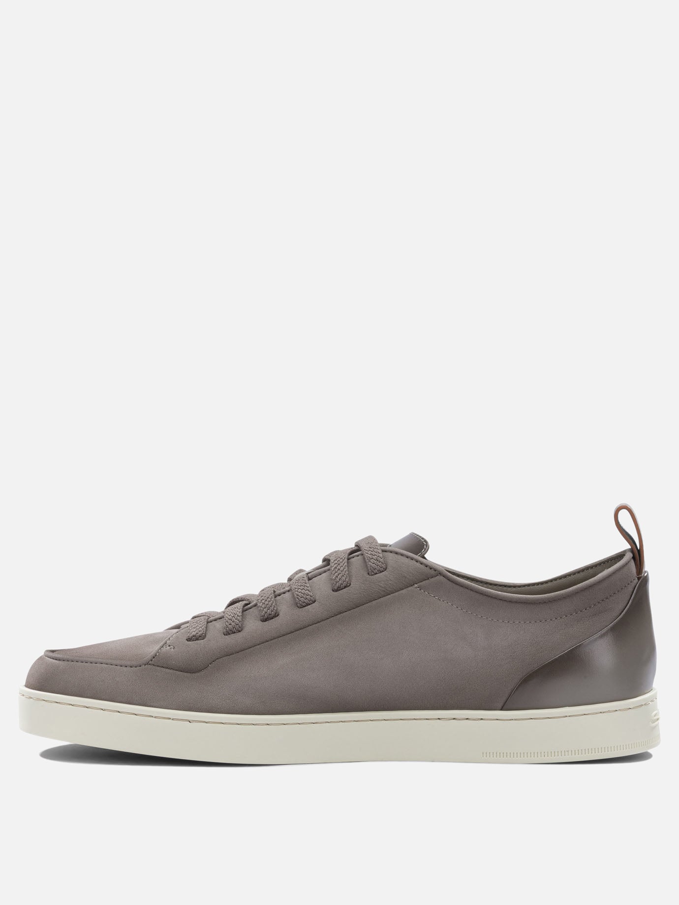 Low top sneakers 100% leather  Beige - Santoni Men | PDP | VIETTI Online Store | Zoom-Modal_3

