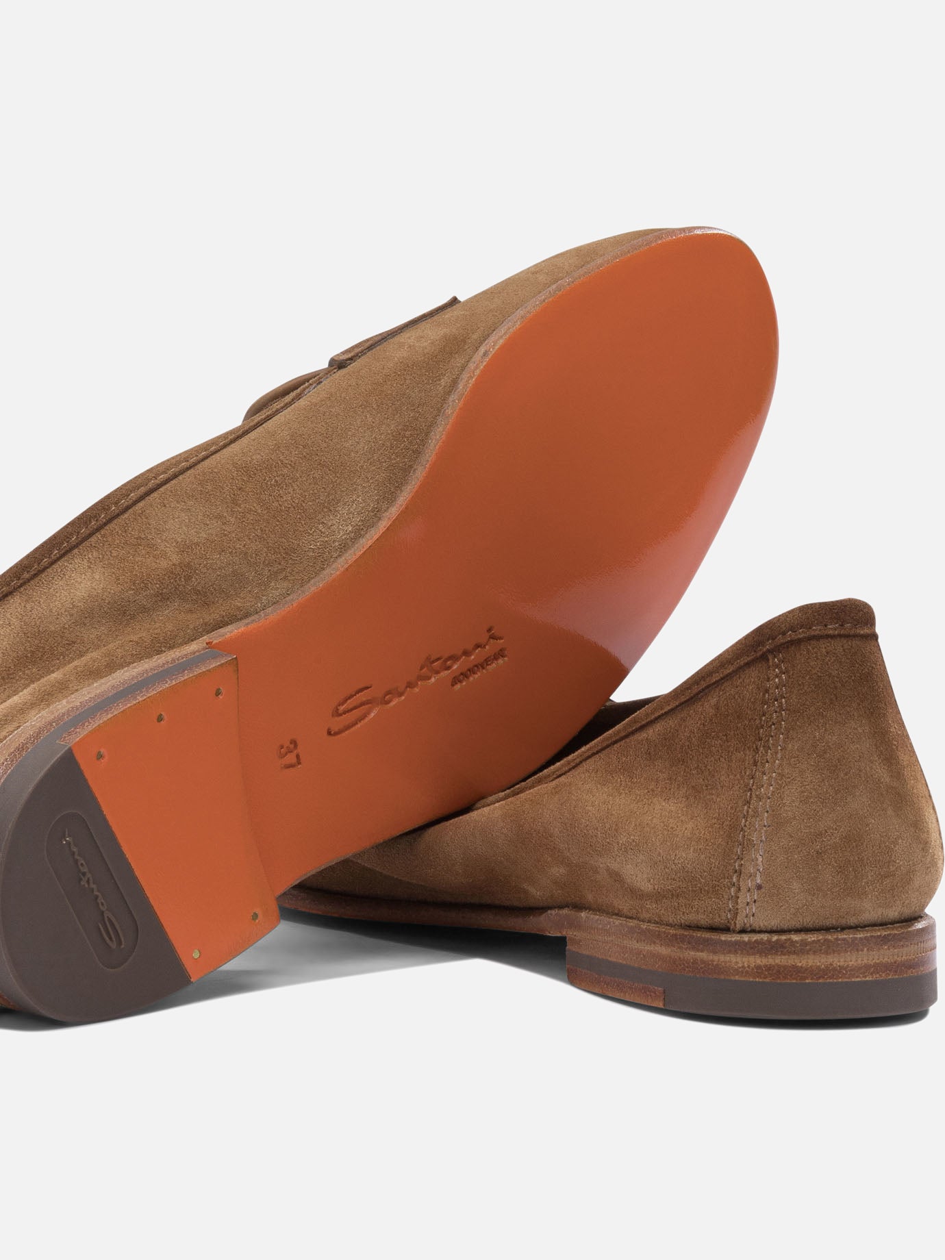 Loafers 100% suede - 100% leather  Brown - Santoni Women | PDP | VIETTI Online Store | Zoom-Modal_5
