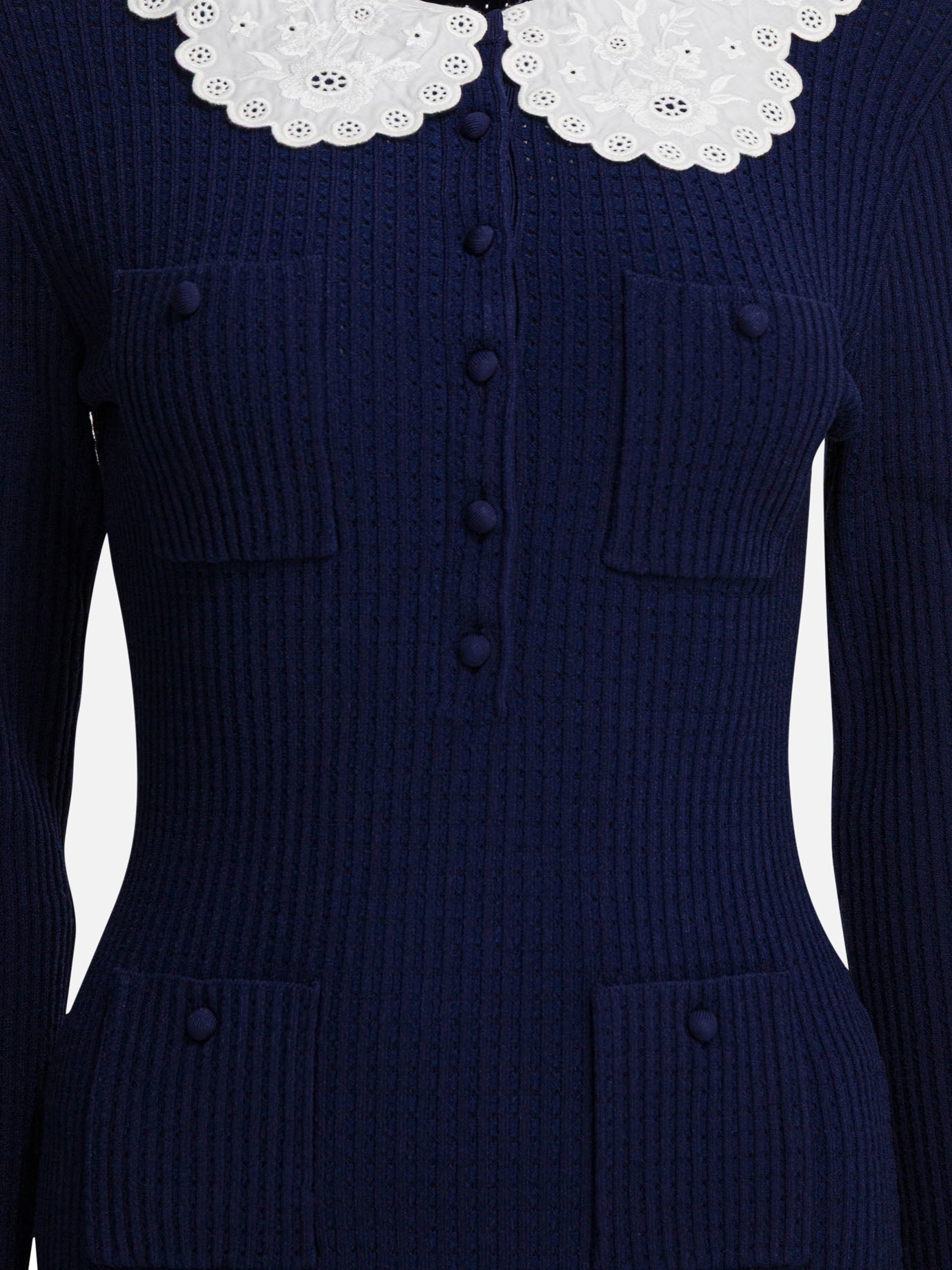 Abiti corti Solid colour  Blu - Self-portrait Donna | PDP | VIETTI Online Store | thumbnail_3